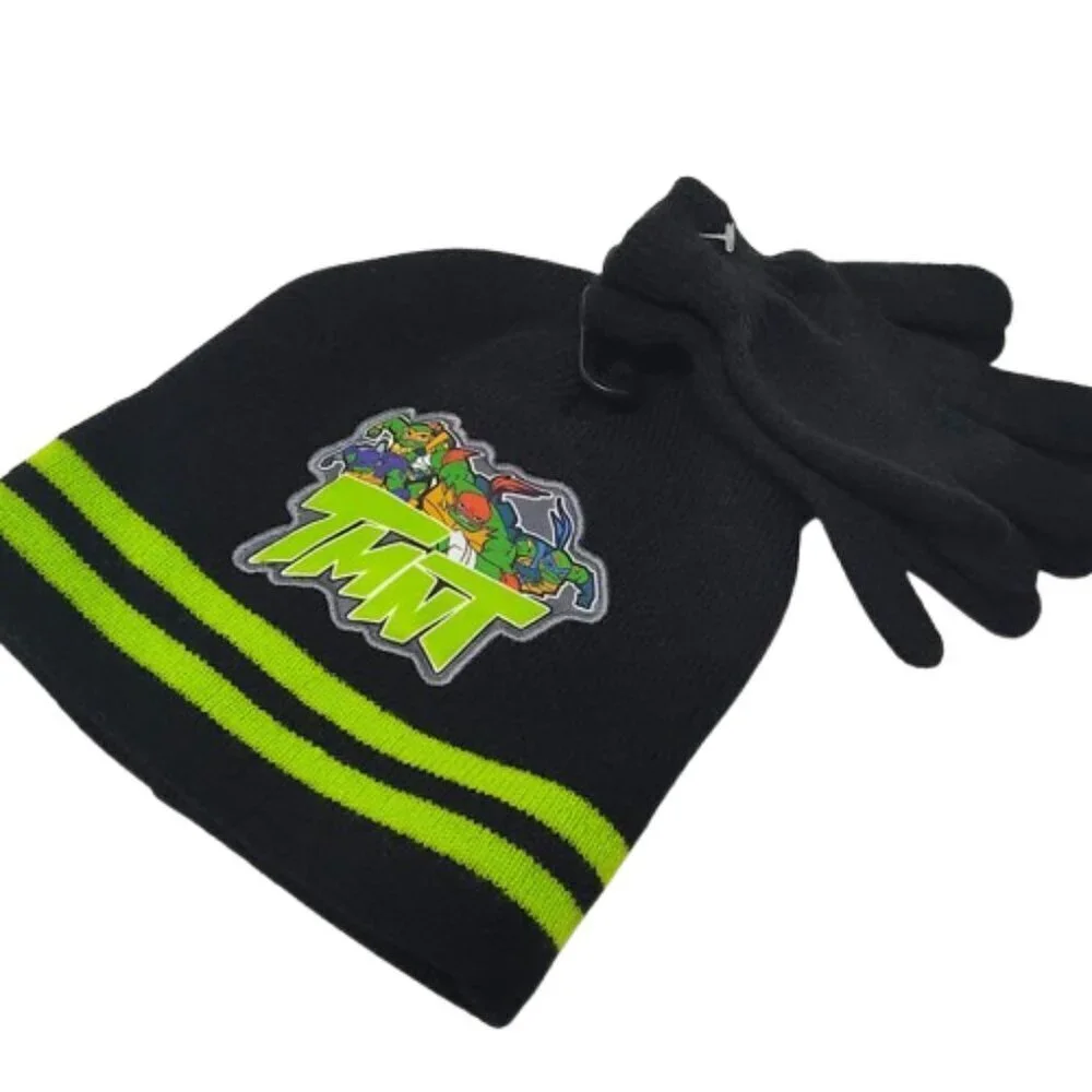 2019 Rise of the Teenage Mutant Ninja Turtles Boys Winter Hat & Glove Set
